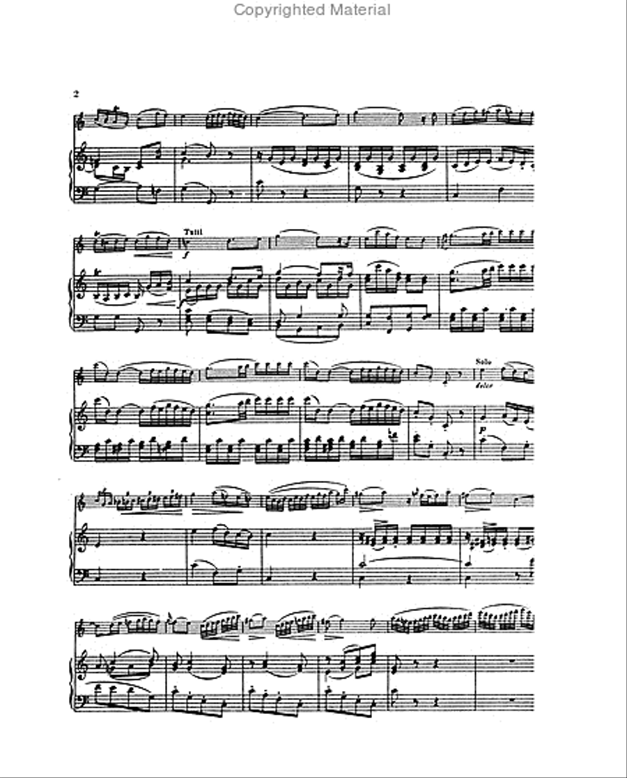 Rondo In C Major, K. 373 Violin Solo scores gallery preview page 3