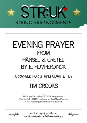 Evening Prayer from Hansel & Gretel