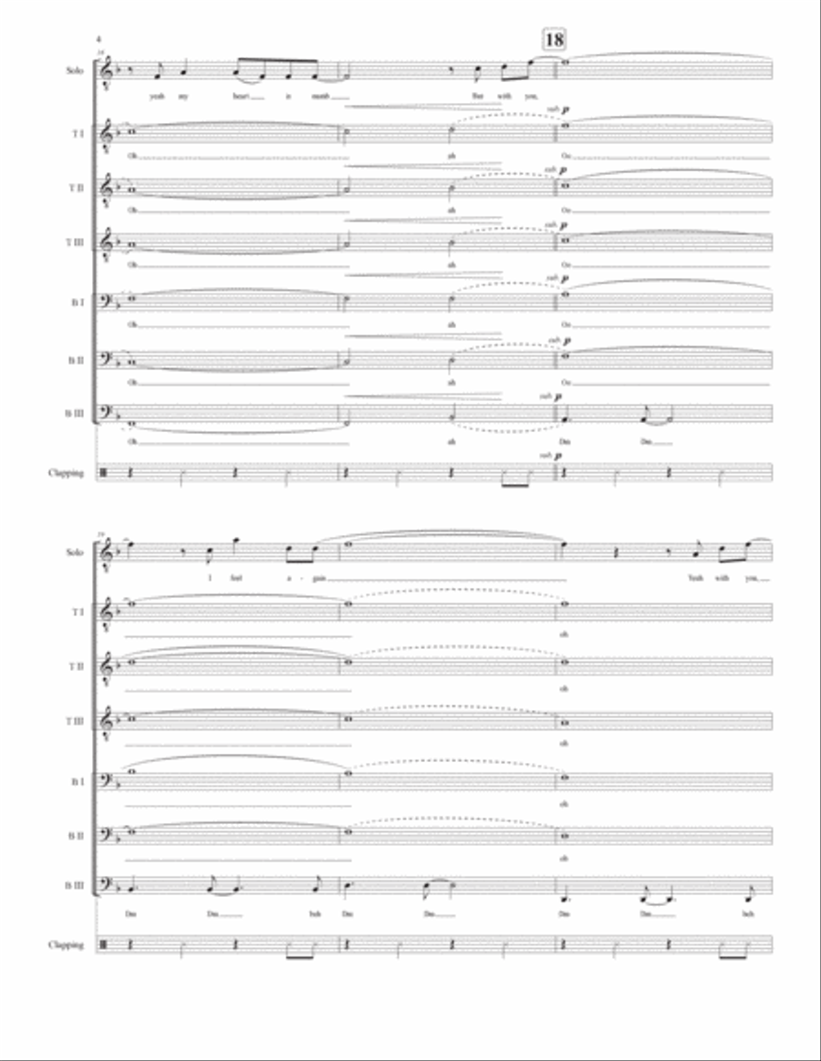 Feel Again TTBB scores gallery preview page 5
