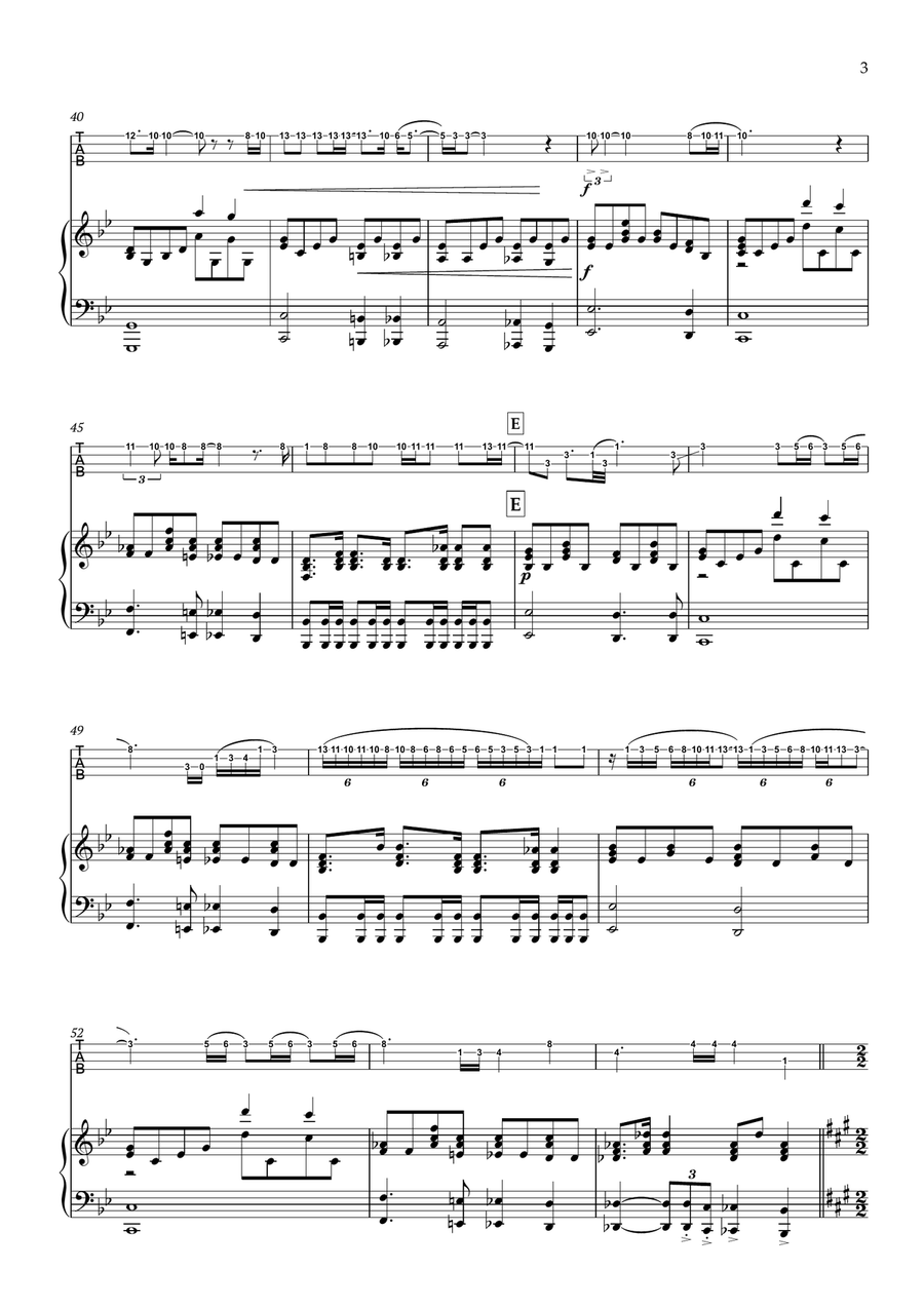 Bohemian Rhapsody Piano scores gallery preview page 4