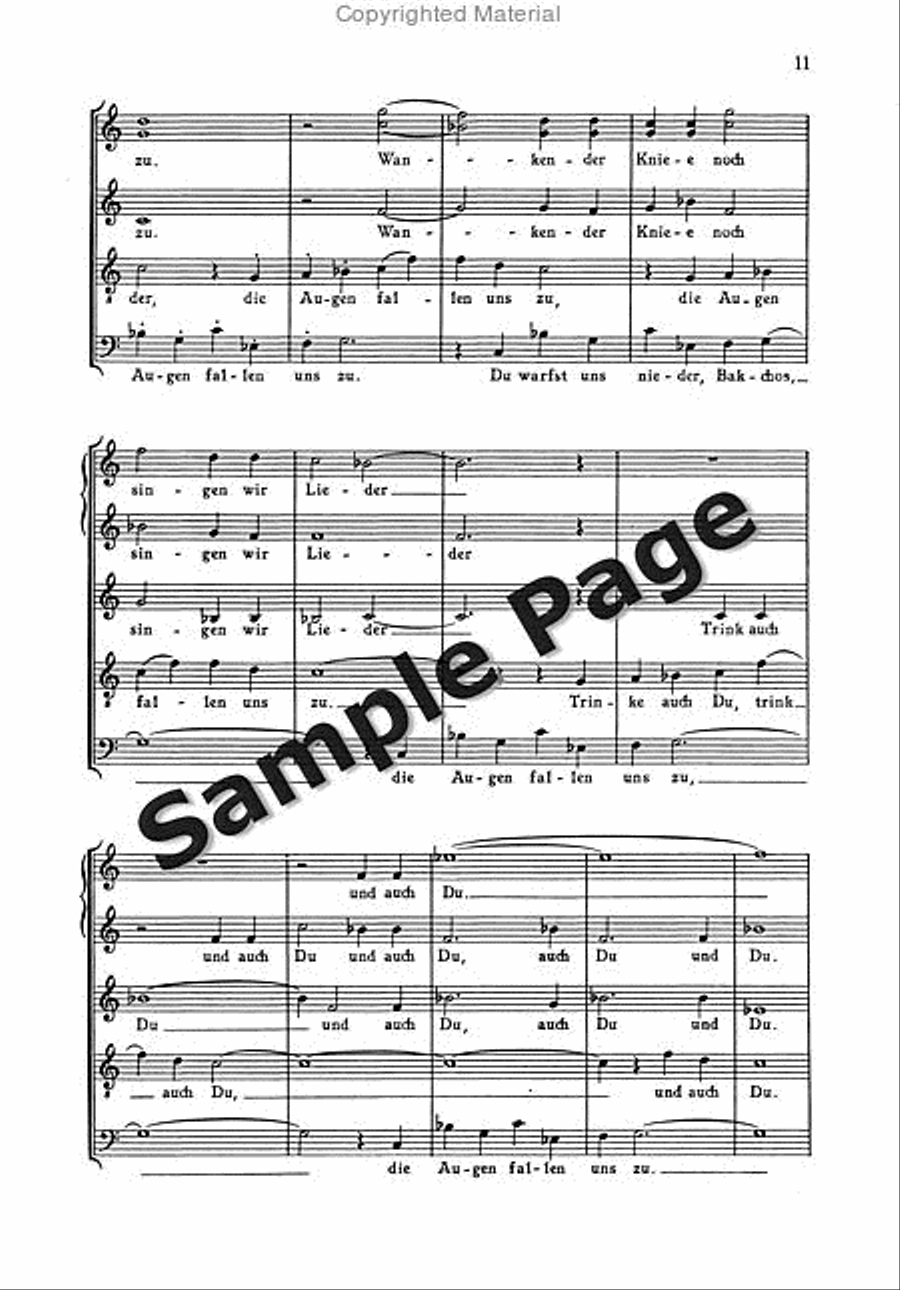 Italienisches Liederbuch 3 Ssatbb 4-Part scores gallery preview page 12