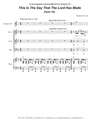 This Is The Day That The Lord Has Made (Psalm 118) (Duet for Tenor and Bass solo)