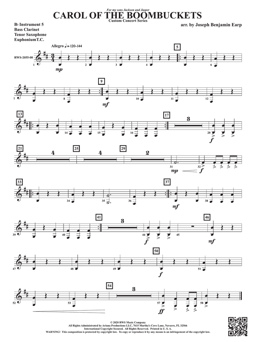 Carol of the Boombuckets: Part 5 - B-flat Instruments