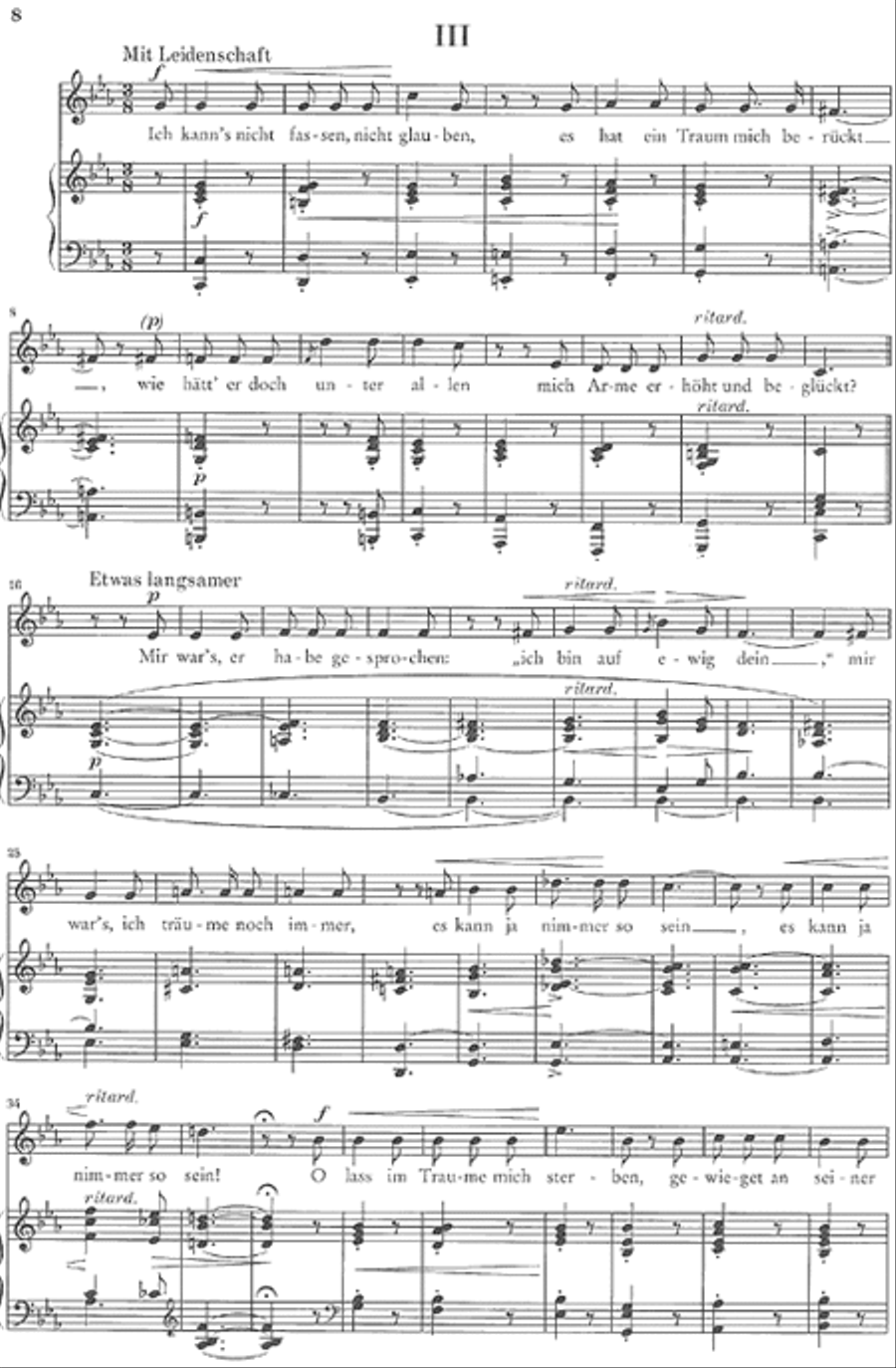 A Woman's Love and Life, Op. 42