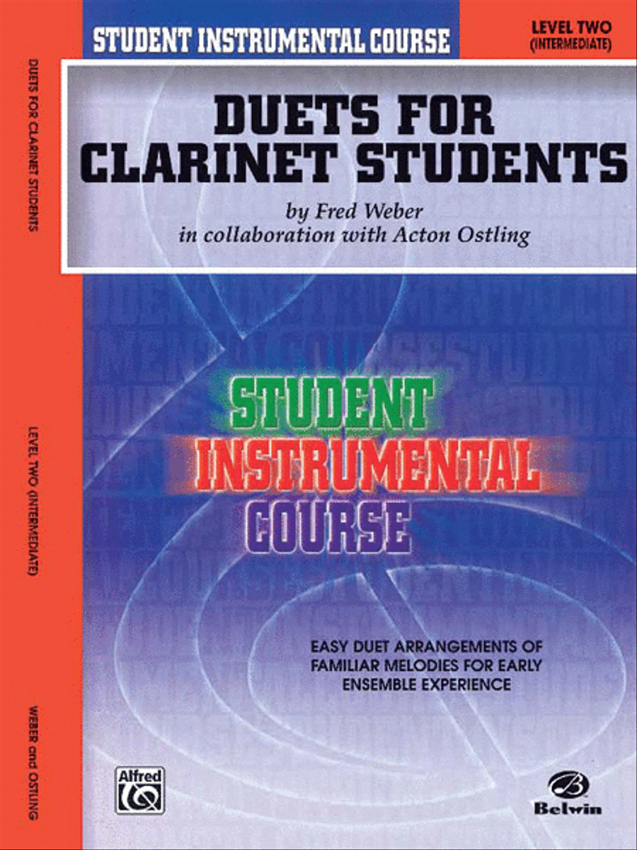 Student Instrumental Course Duets for Clarinet Students Clarinet Duet scores gallery preview page 1