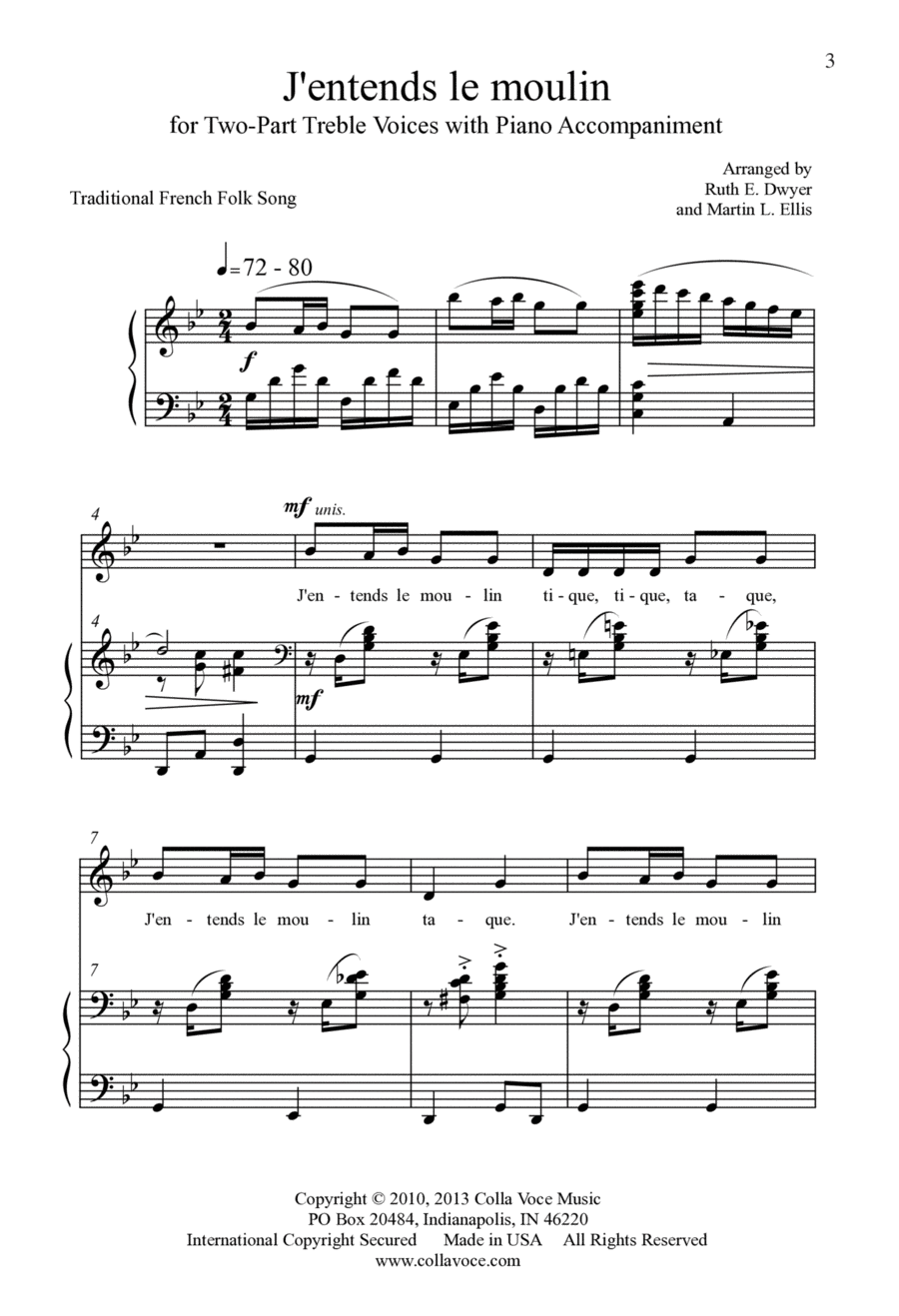 J'entends Le Moulin SA scores gallery preview page 1