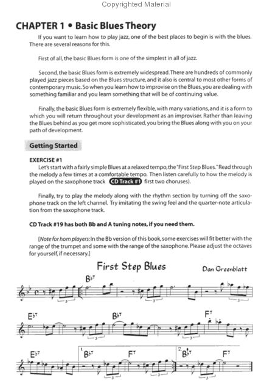 The Blues Scales - Bb Edition B-Flat Instrument scores gallery preview page 2