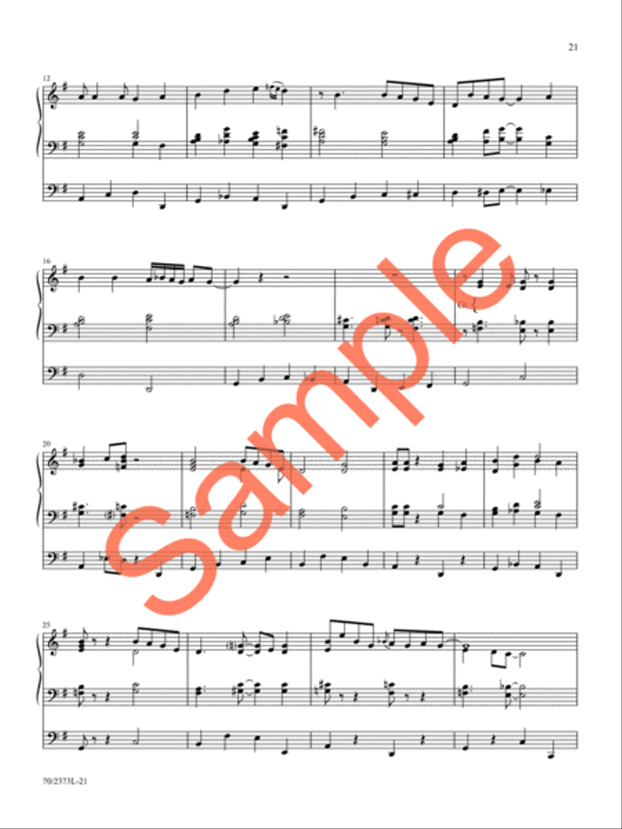 The Heart and Soul of Christmas, Vol. 2 Organ Solo scores gallery preview page 19