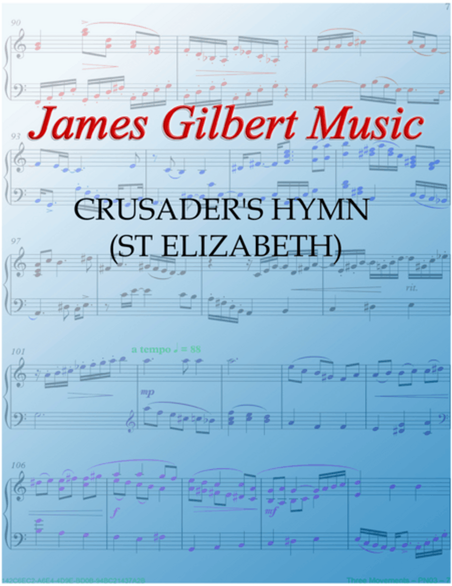 ST ELIZABETH - CRUSADER'S HYMN (Fairest Lord Jesus) Small Ensemble scores gallery preview page 1