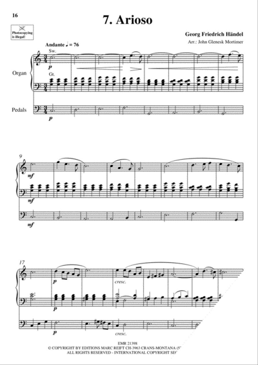 Wedding Favorites for Organ Trumpet scores gallery preview page 12