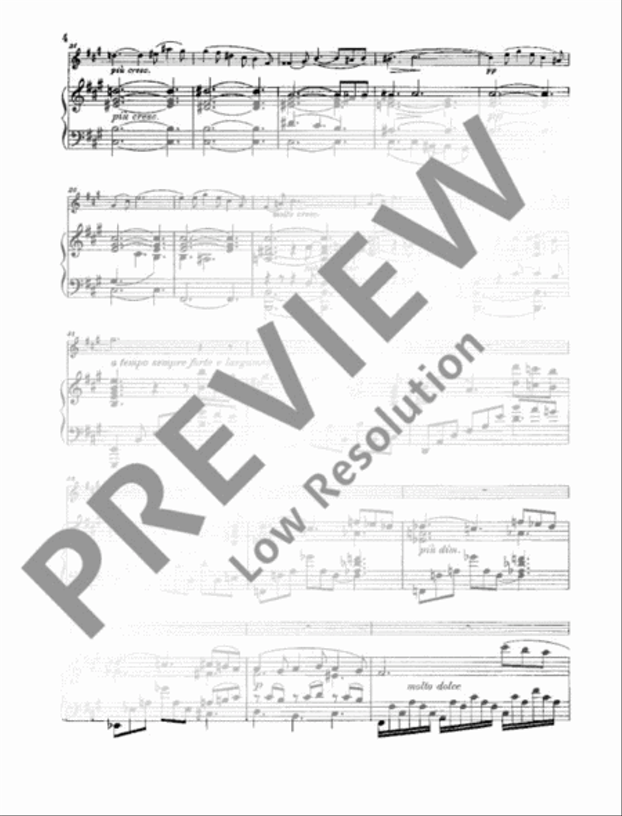 Sonata A Major Violin Solo scores gallery preview page 5