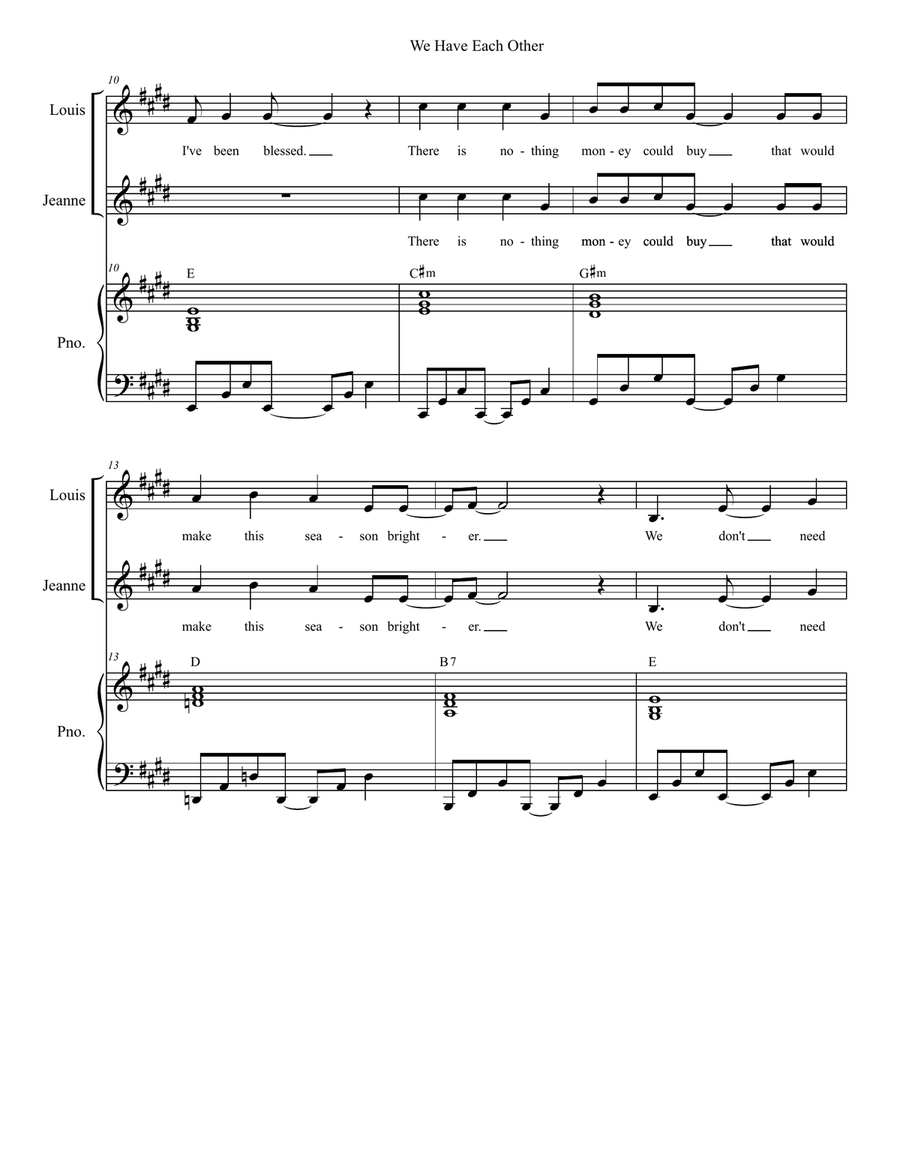 We Have Each Other We Have Each Other Medium Voice scores gallery preview page 3