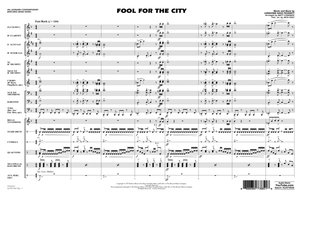 Fool For The City - Conductor Score (Full Score)