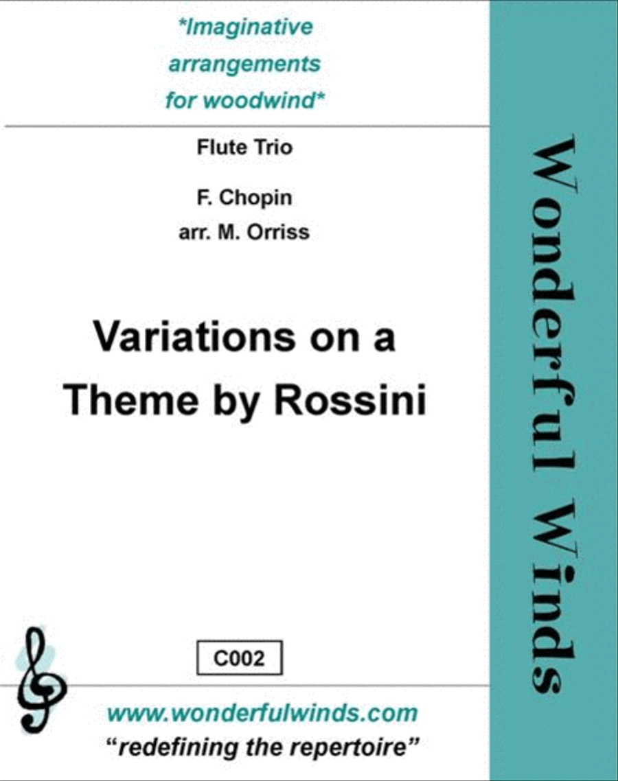Variations On A Theme By Rossini Flute Trio scores gallery preview page 1