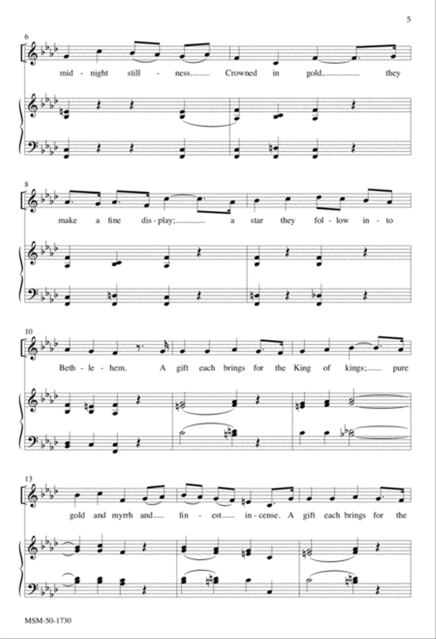 Three French Carols SA scores gallery preview page 4