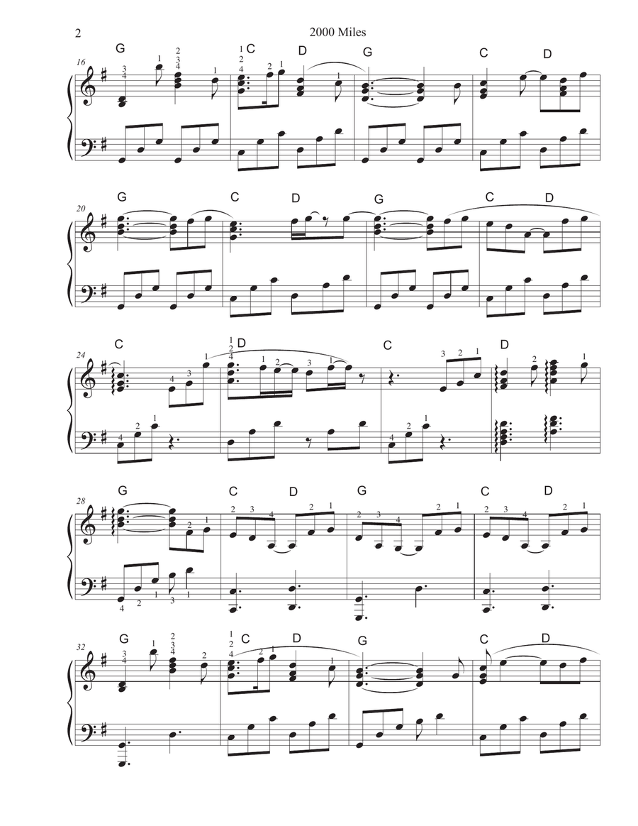 2000 Miles Harp scores gallery preview page 2