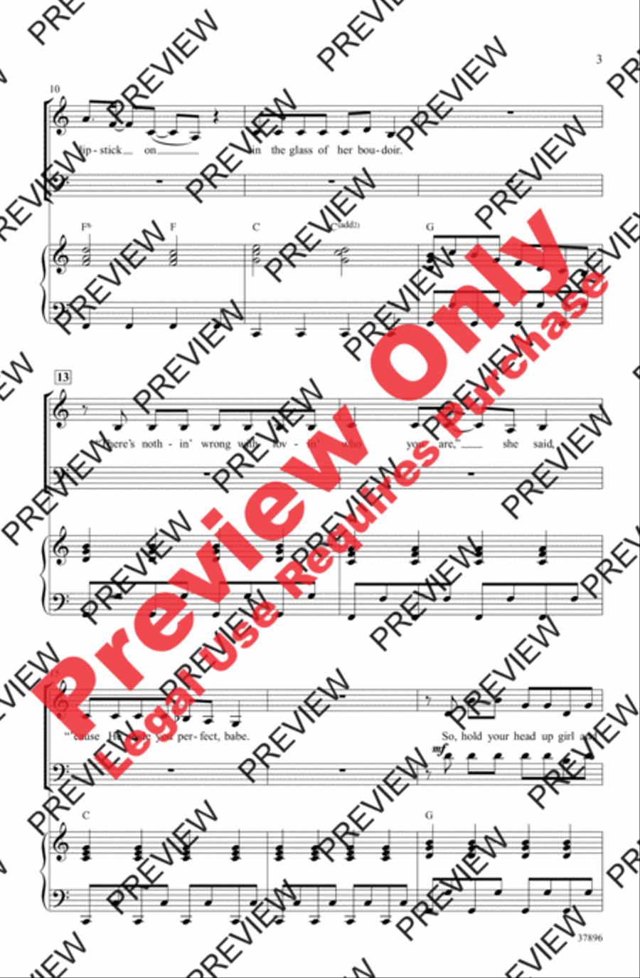 Born This Way Born This Way 3-Part scores gallery preview page 3