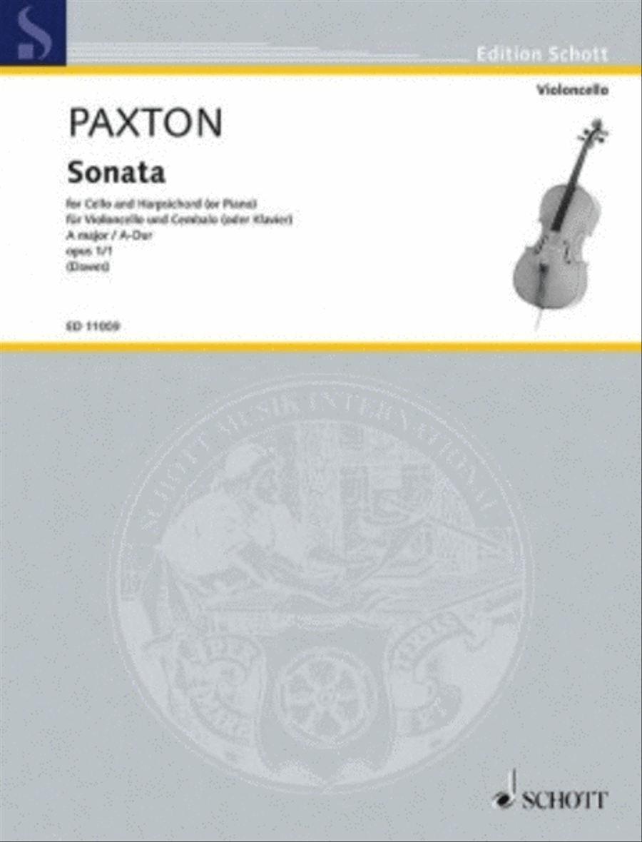 Sonata A Major Op. 1/1 Piano Accompaniment scores gallery preview page 1