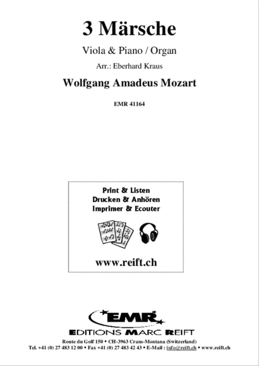 3 Marsche 3 Marsche Viola scores gallery preview page 2