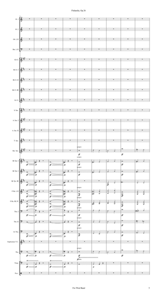 Finlandia(For Wind Band) image number null