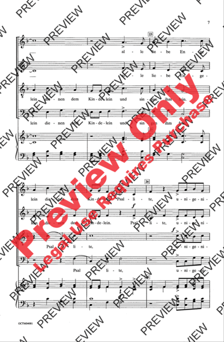 Psallite Psallite 4-Part scores gallery preview page 7
