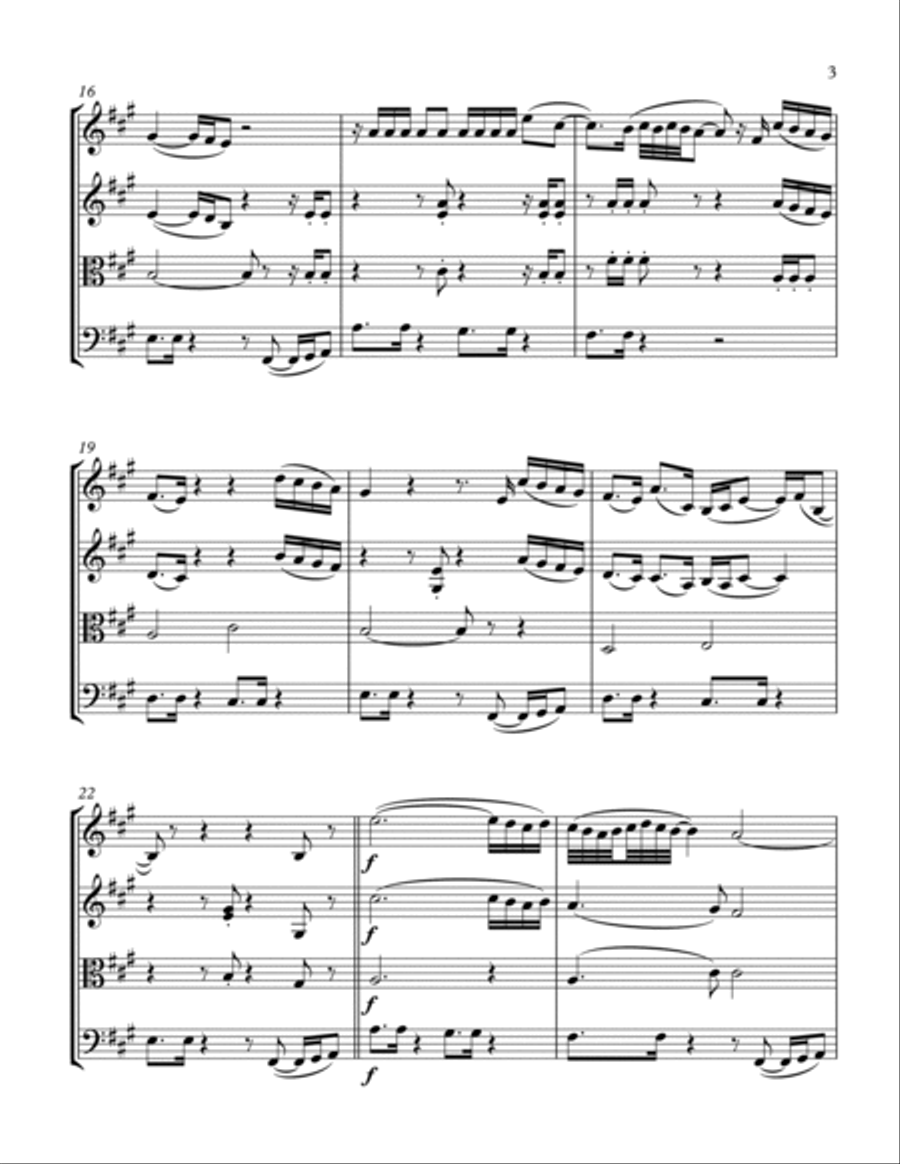 I Choose You String Quartet scores gallery preview page 6