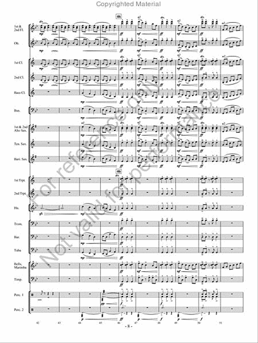 The Phantom Herd Concert Band scores gallery preview page 7