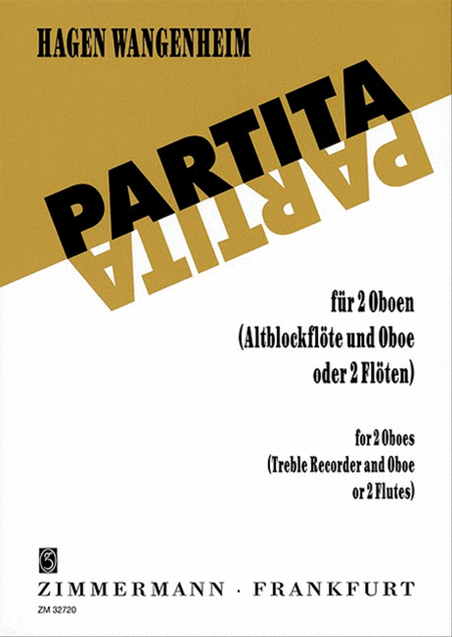 Partita Oboe scores gallery preview page 1