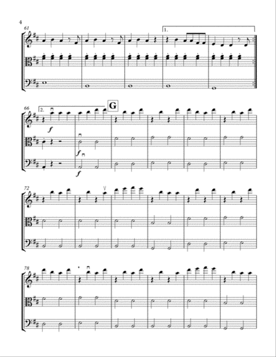Roar Roar String Trio scores gallery preview page 5