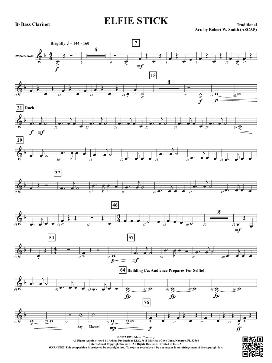 Elfie Stick: B-flat Bass Clarinet