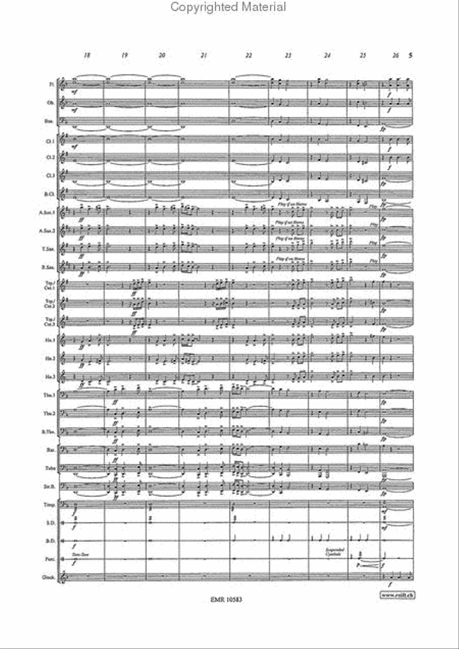 Sodom And Gomorrah Concert Band scores gallery preview page 5