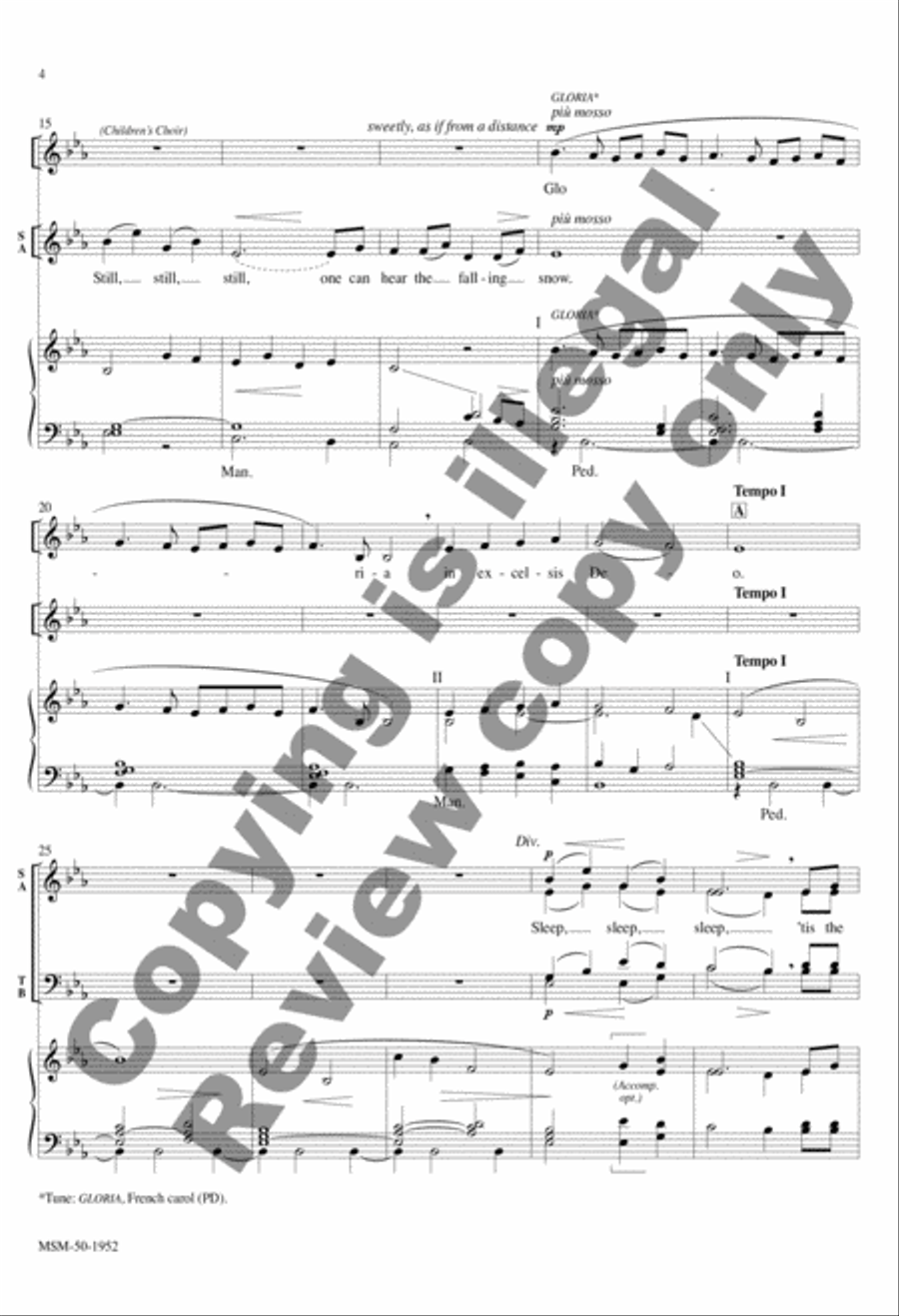 Still, Still, Still 4-Part scores gallery preview page 4