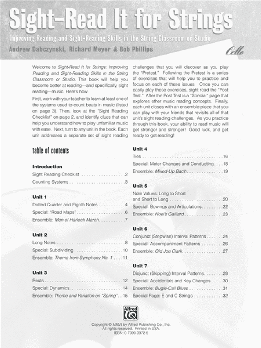 Sight-Read It for Strings (Cello)