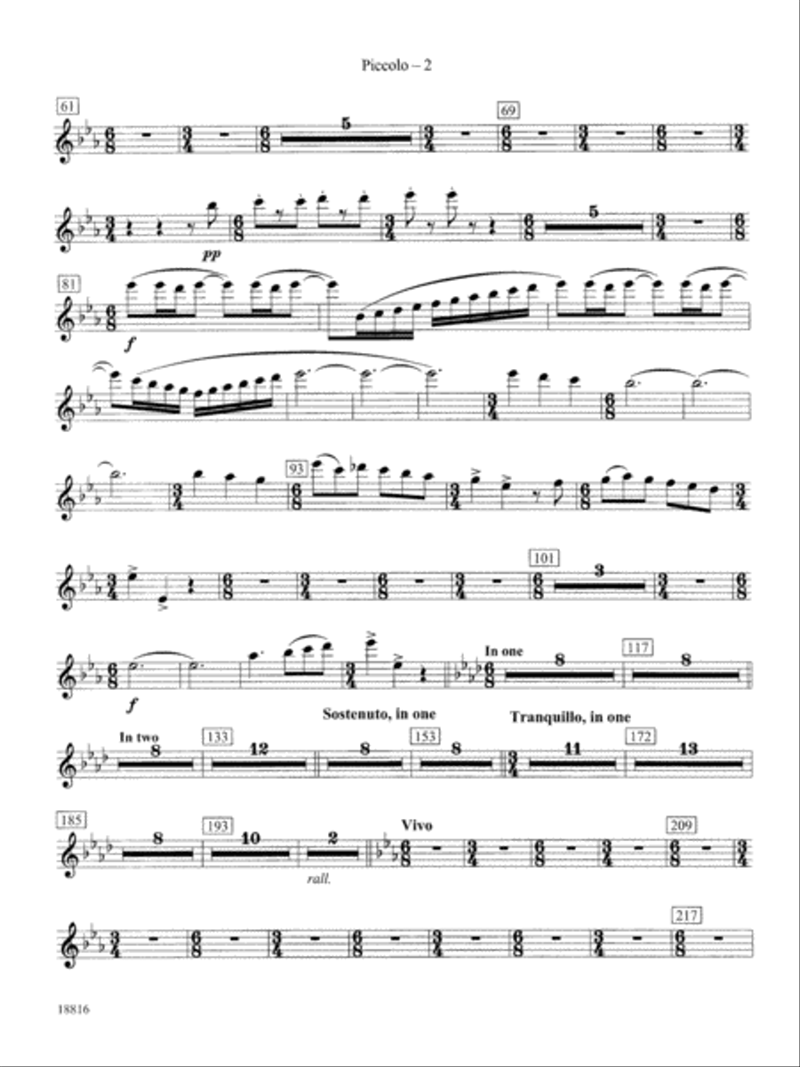 Canarios Fantasia: Piccolo Concert Band scores gallery preview page 2