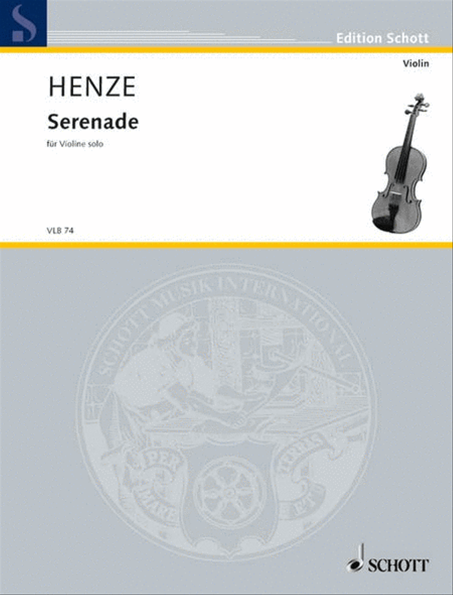 Serenade Violin Solo scores gallery preview page 1