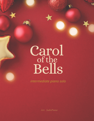 Book cover for Carol of the Bells - Intermediate Piano Solo