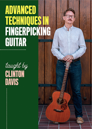 Book cover for Advanced Techniques in Fingerpicking Guitar