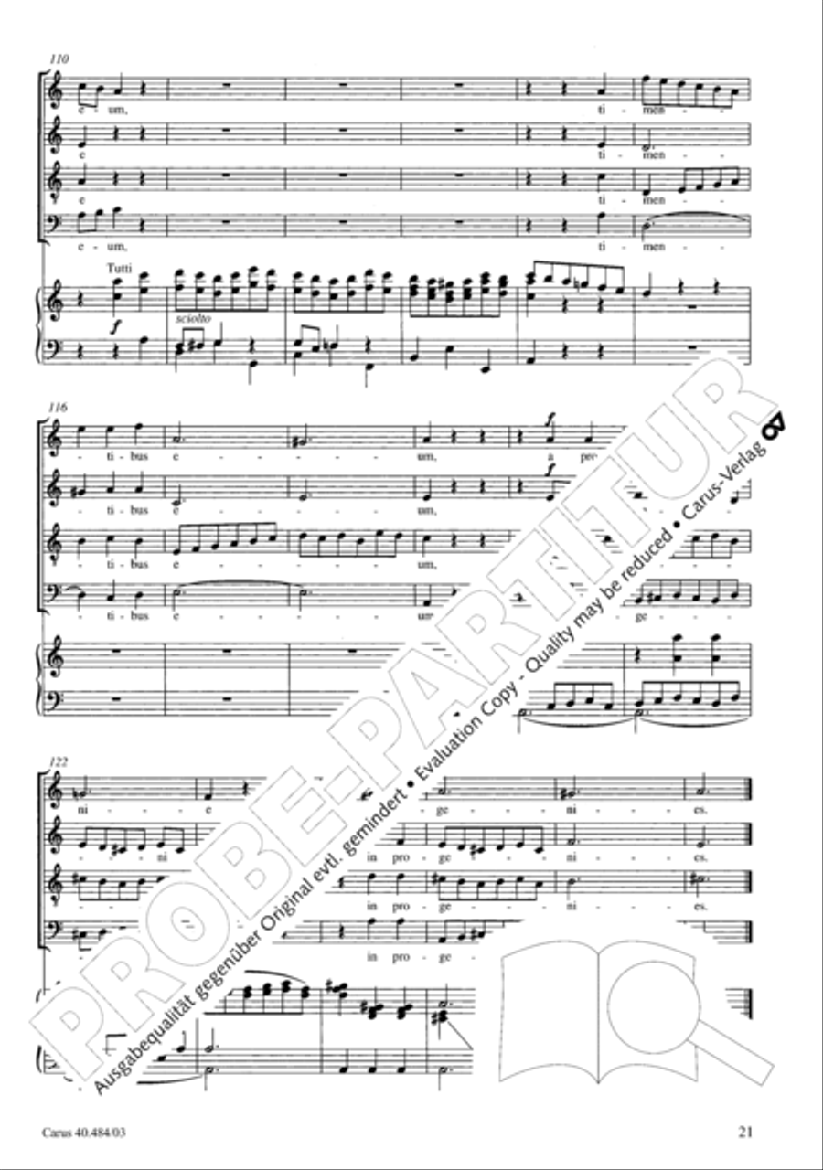 Magnificat in D ATB scores gallery preview page 22