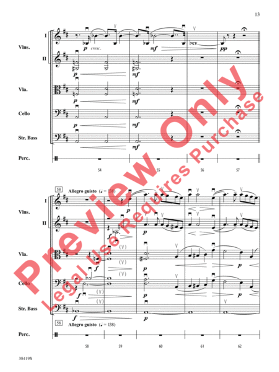 Highlights from the 1812 Overture String Orchestra scores gallery preview page 14