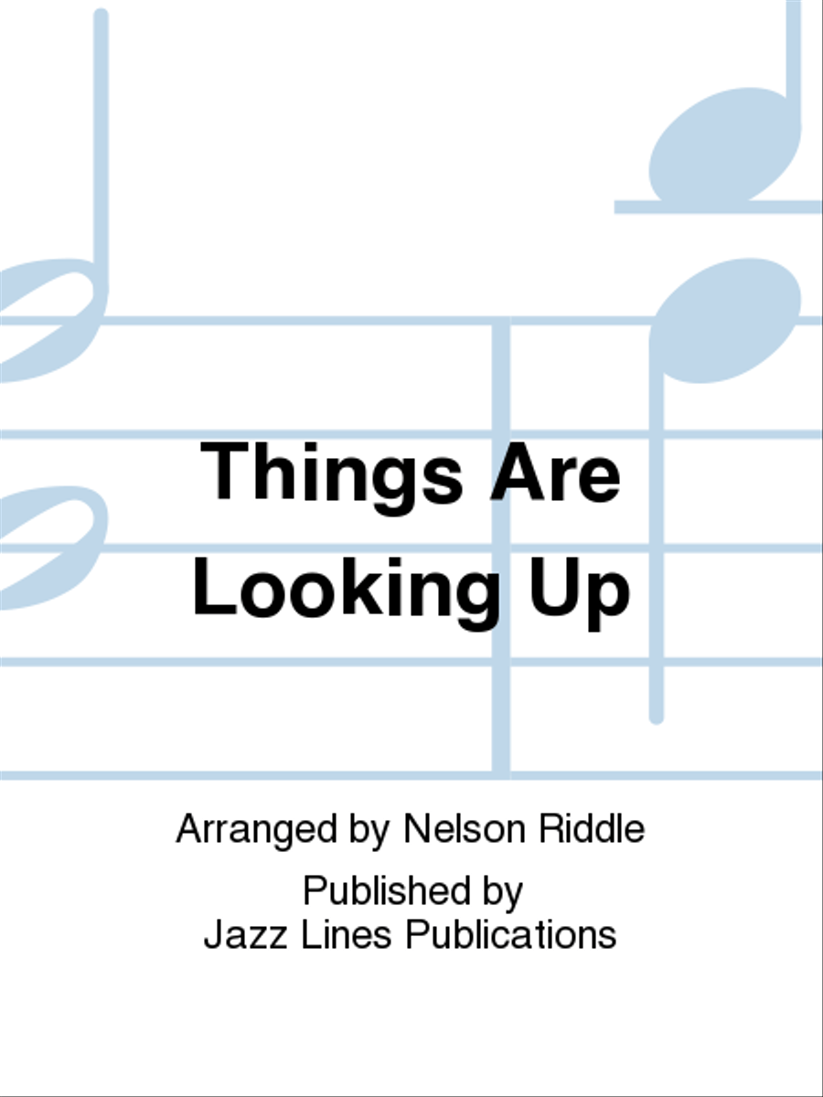 Things Are Looking Up Big Band scores gallery preview page 1