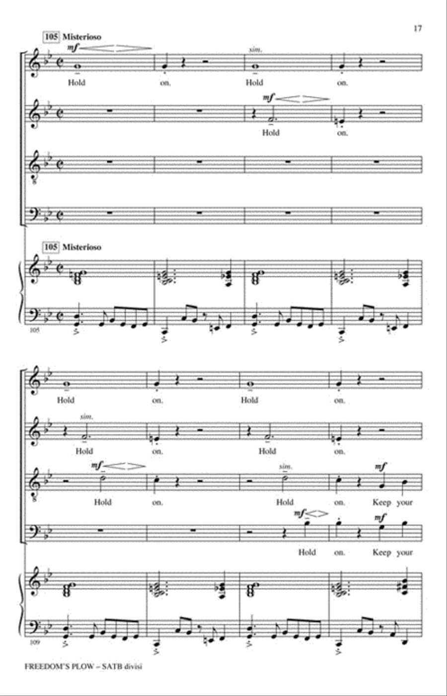 Freedom's Plow Freedom's Plow Choir scores gallery preview page 2