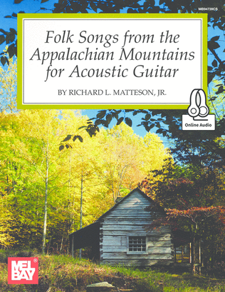 Book cover for Folk Songs from the Appalachian Mountains for Acoustic Guitar