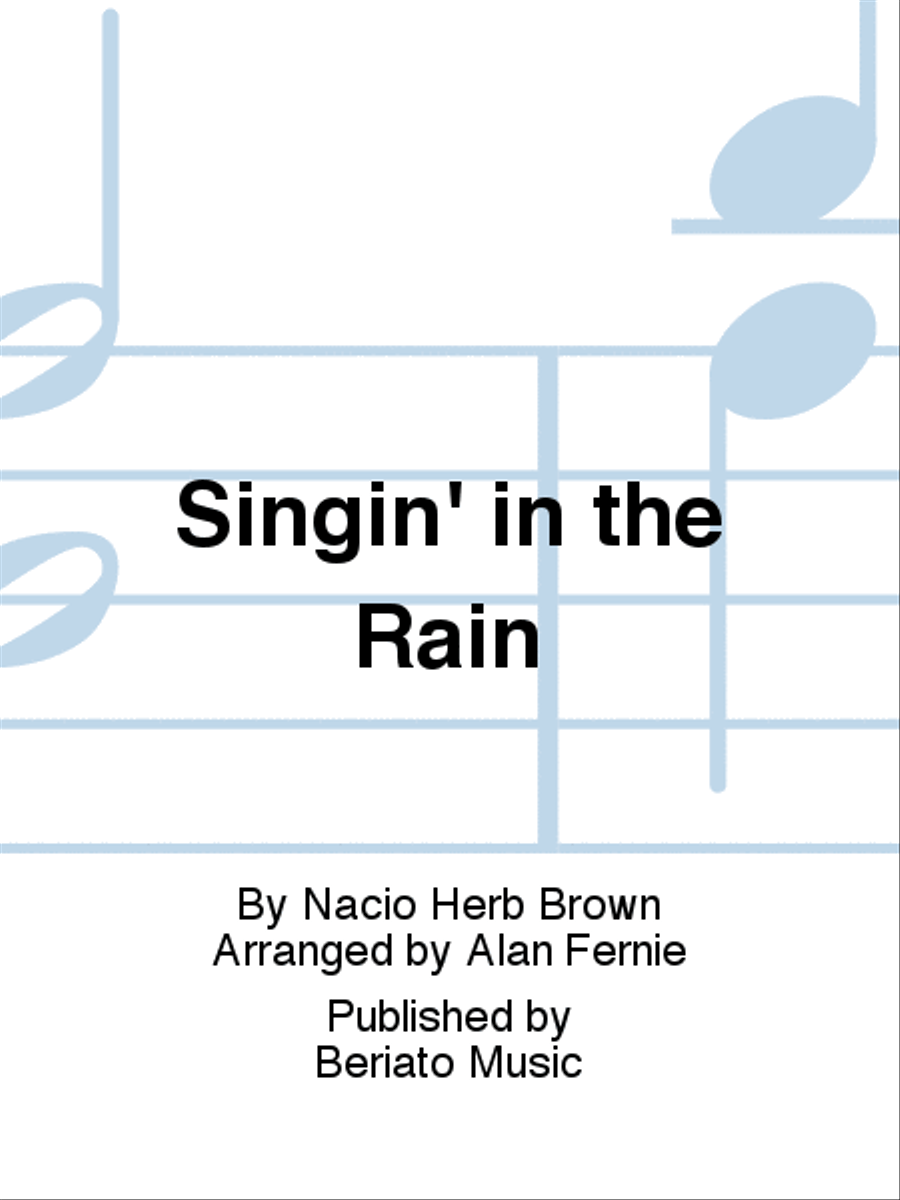 Singin' in the Rain Singin' in the Rain Brass Quintet scores gallery preview page 1