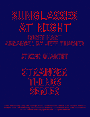 Book cover for Sunglasses At Night