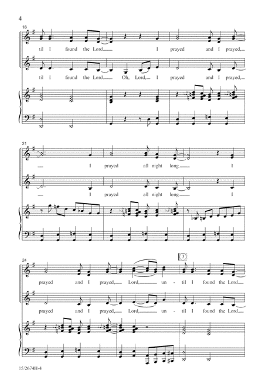 Until I Found the Lord SSA scores gallery preview page 4