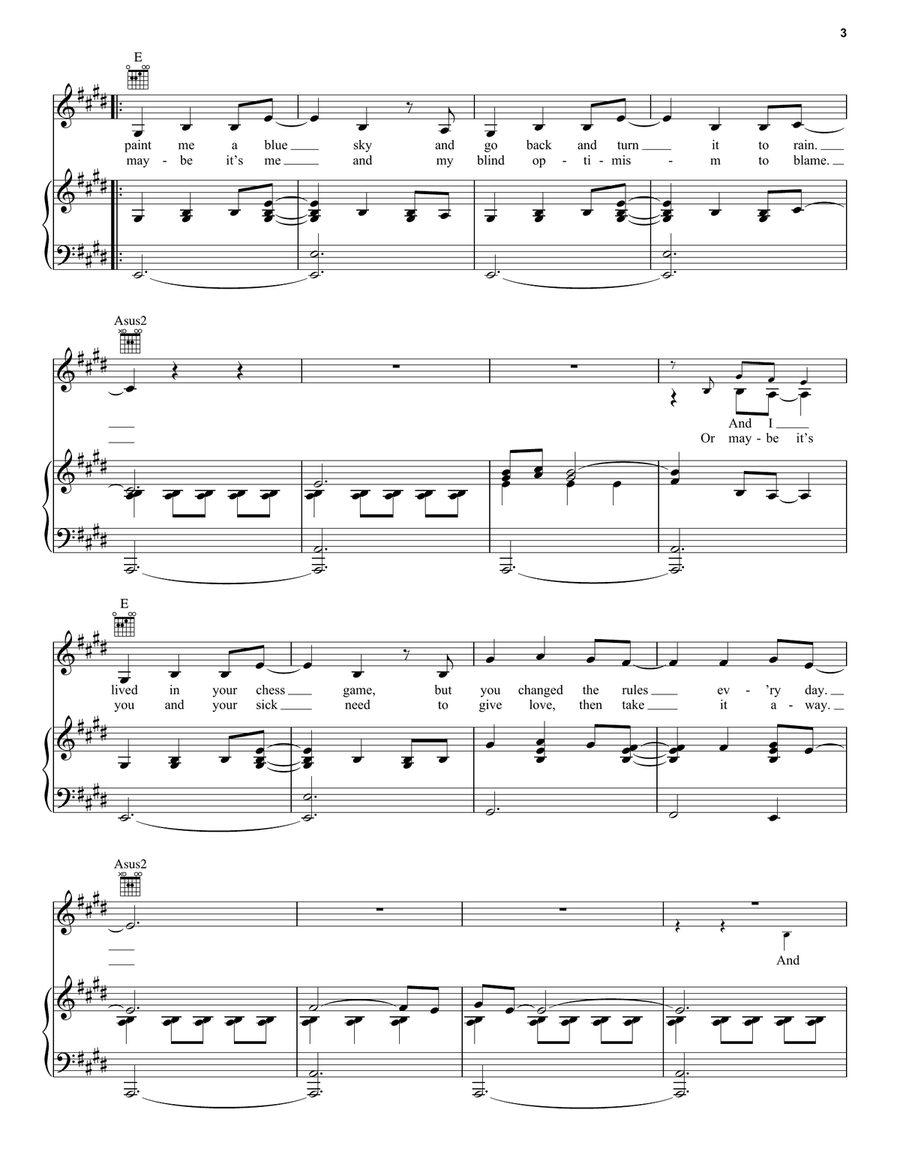 Dear John Acoustic Guitar scores gallery preview page 3