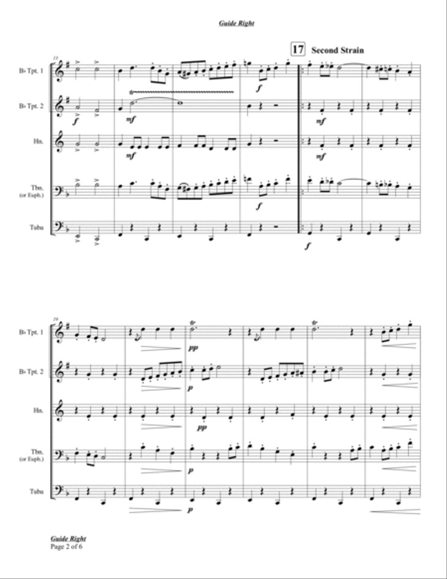 Guide Right Chamber Music scores gallery preview page 4