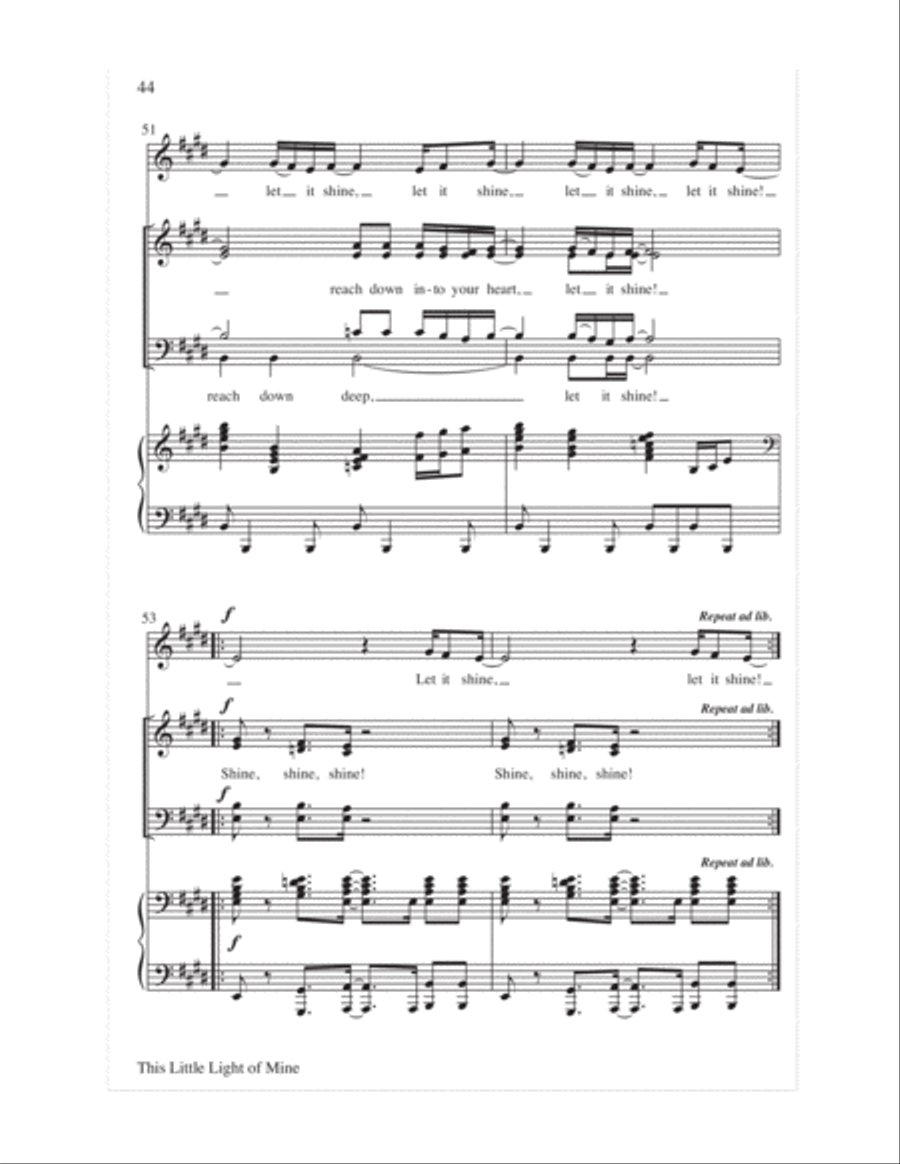 Let the Children Sing 4-Part scores gallery preview page 46