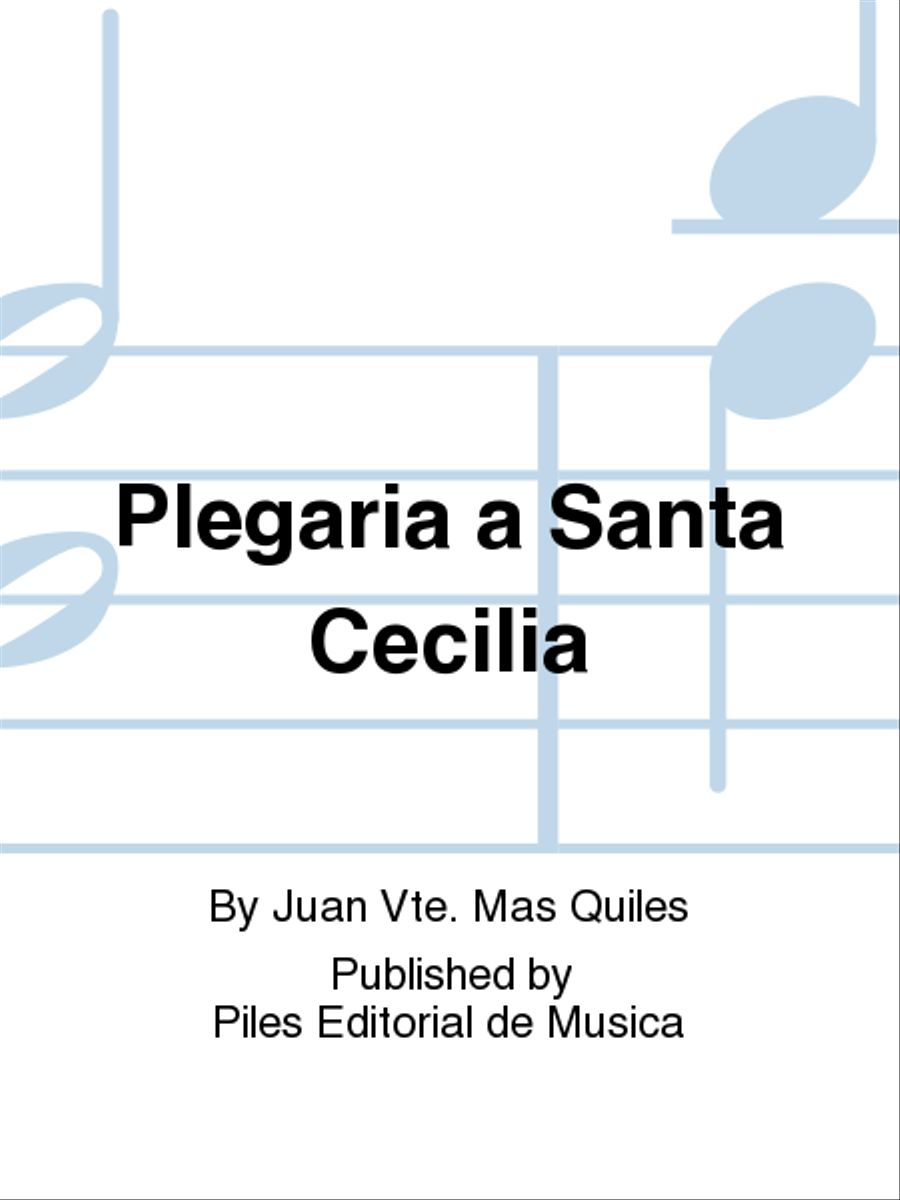 Plegaria a Santa Cecilia Orchestra scores gallery preview page 1