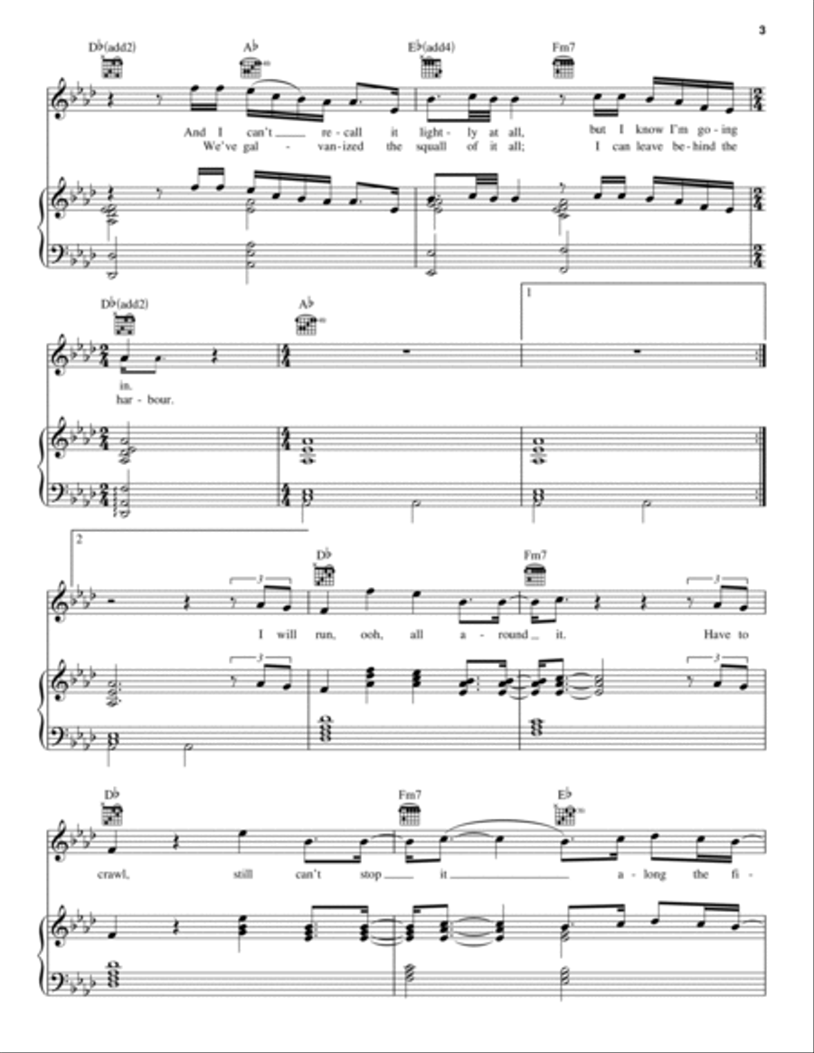 8 (circle) Piano, Vocal, Guitar scores gallery preview page 3